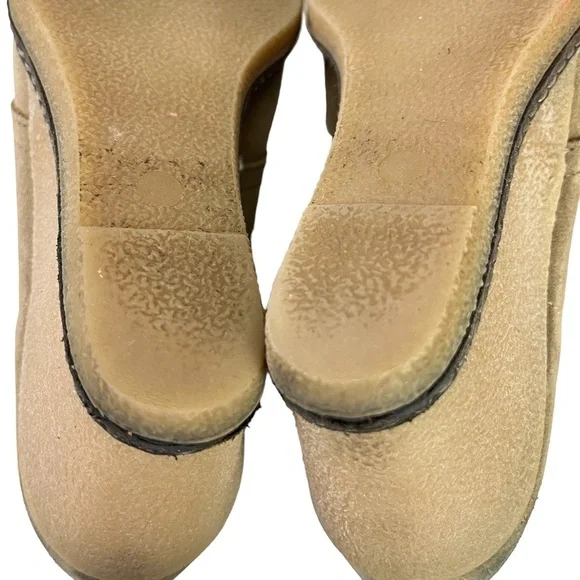 J CREW MACALISTER Wedge Boots Ankle Booties Genuine Leather Suede Shoes sz 8 - Picture 16 of 16